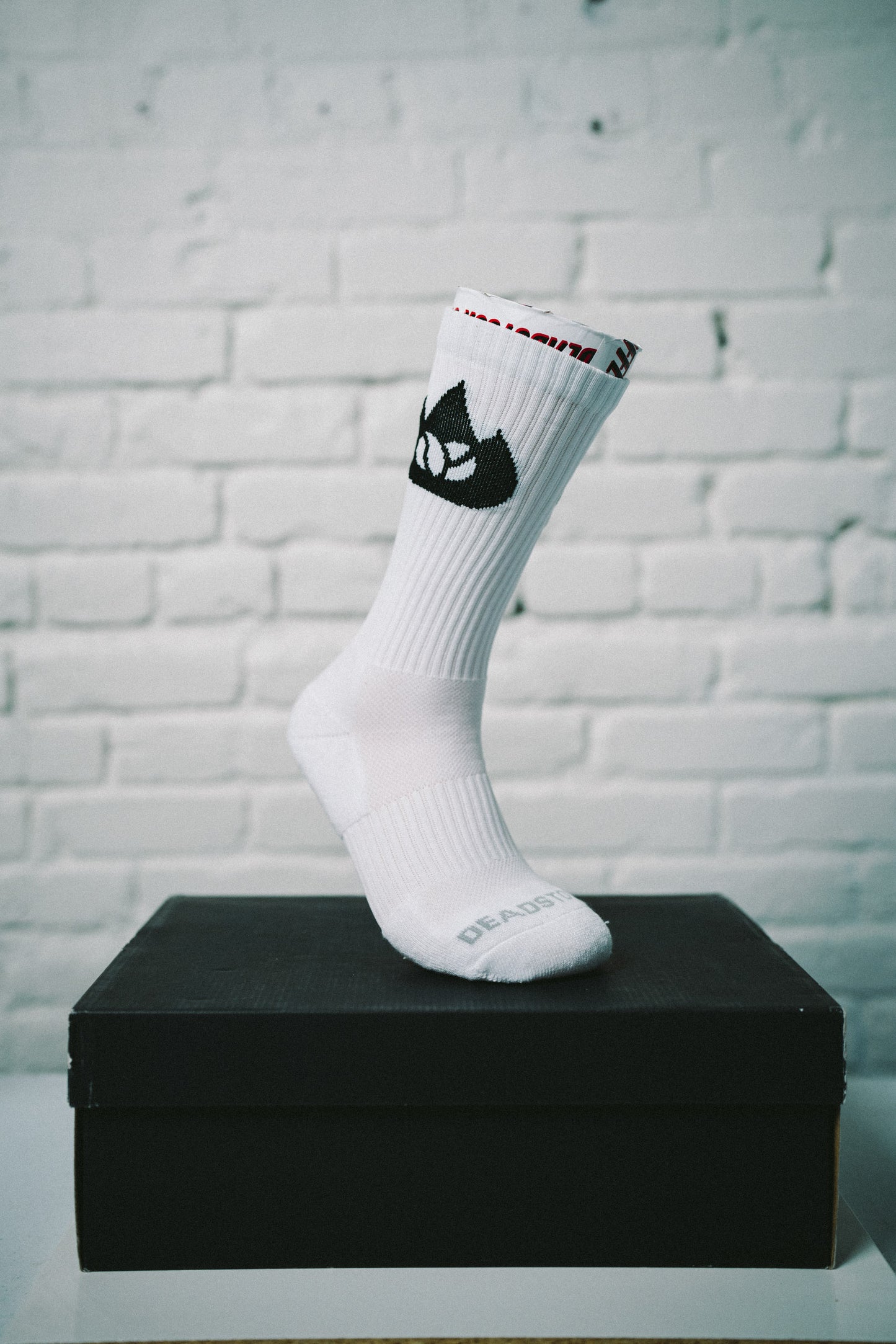 Deadstock La Flame Crew Sock (Knit Logo)