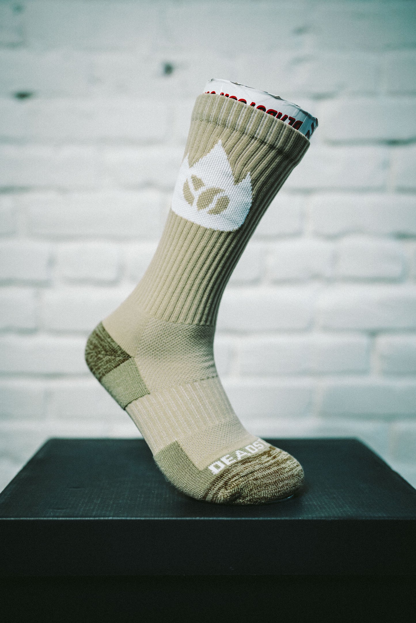 Deadstock La Flame Crew Sock (Knit Logo)