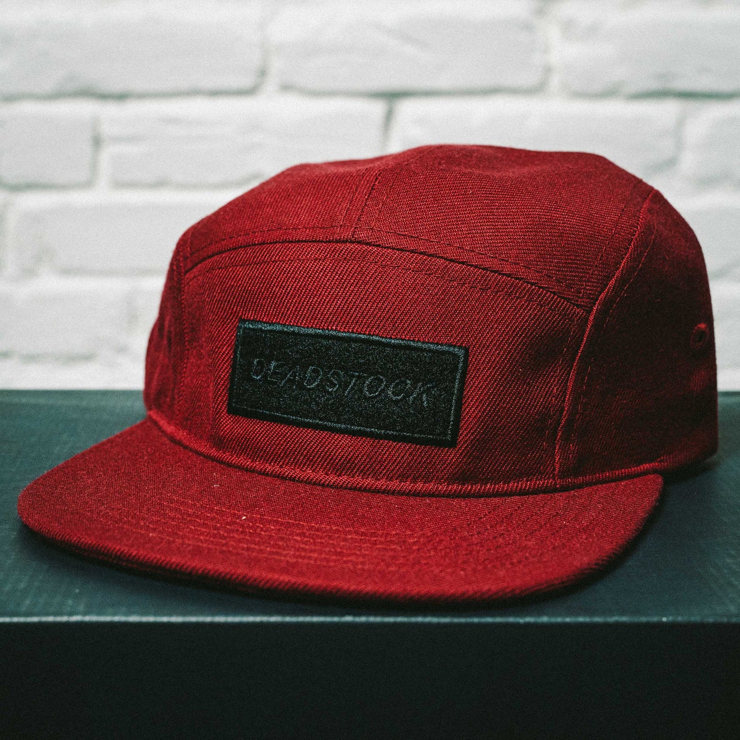 Deadstock 5-Panel Hat ("Portland" Velcro Patch)