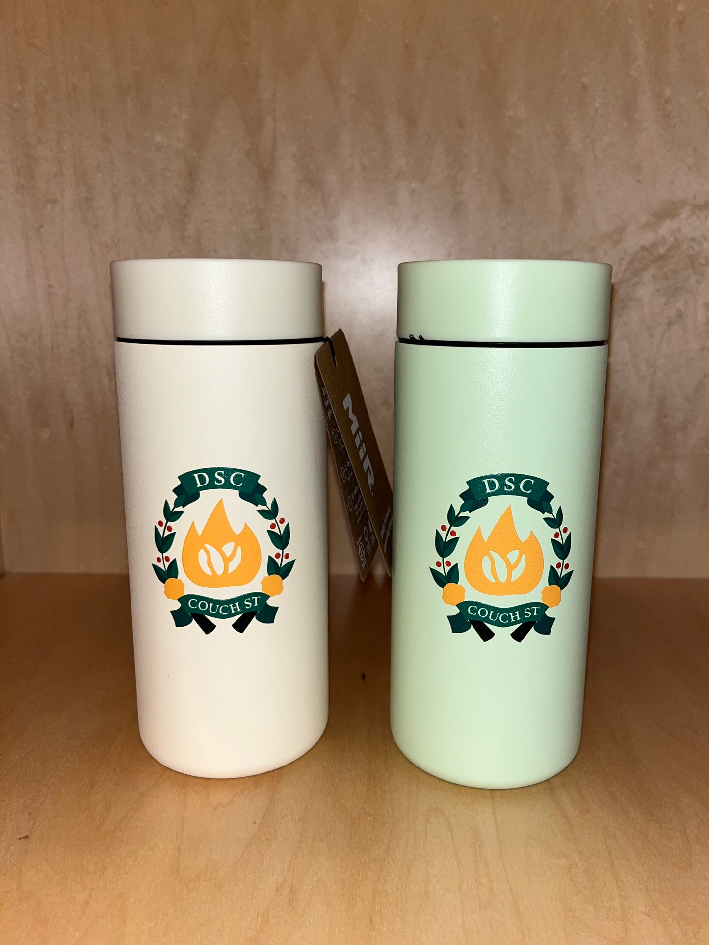 Coffee Cherry Crest Travel Tumbler