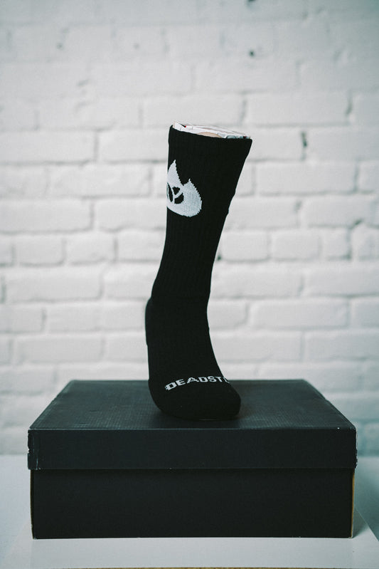 Deadstock La Flame Crew Sock (Knit Logo)